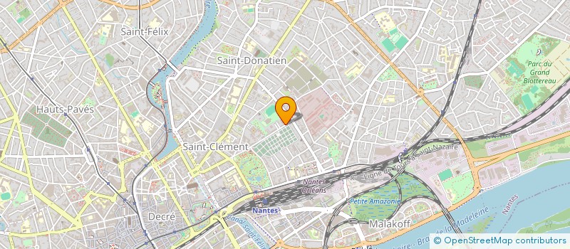 localisation de l'entreprise TRIHOM à NANTES