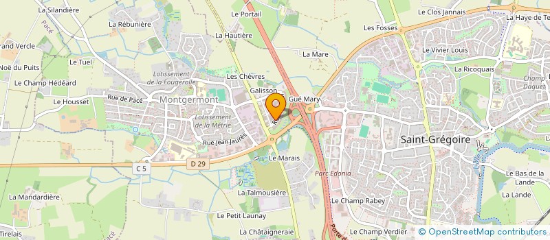 localisation de l'entreprise TRIJOLI à MONTGERMONT