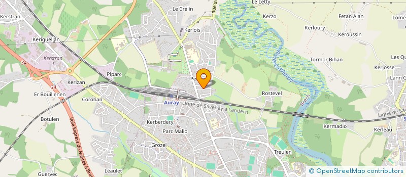 localisation de l'entreprise TRIJOM  BRECH