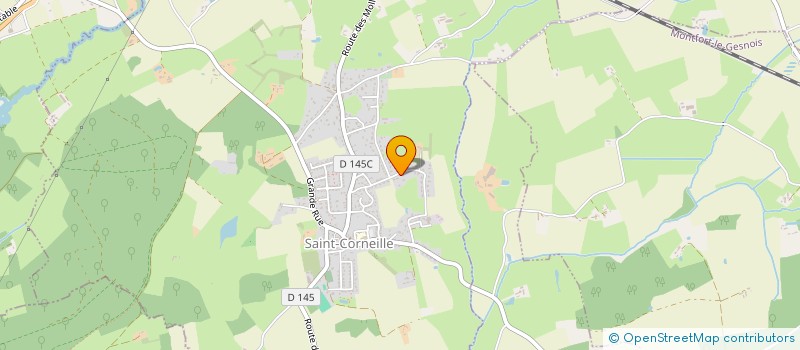 localisation de l'entreprise TRIKE BIKE SARTHE  SAINT-CORNEILLE