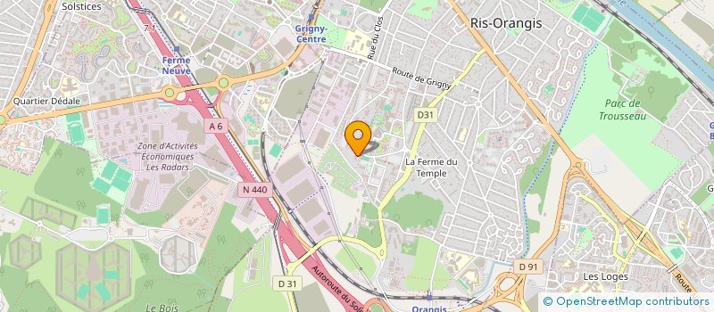 localisation de l'entreprise TRIKI TRANS  RIS-ORANGIS