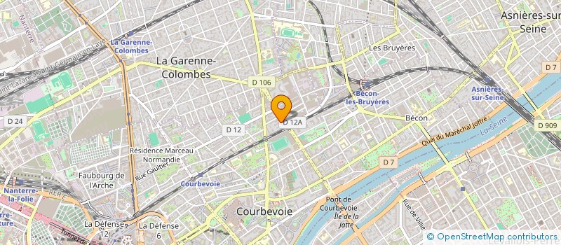 localisation de l'entreprise TRIKI TRANSPORTS à COURBEVOIE