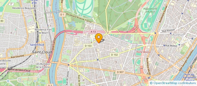 localisation de l'entreprise TRIKITRIXA à BOULOGNE-BILLANCOURT