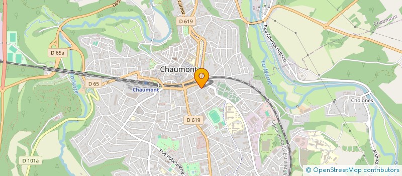 localisation de l'entreprise TRIKLINE à CHAUMONT