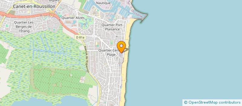 localisation de l'entreprise TRILHE ADAM SEGARRA  CANET-EN-ROUSSILLON