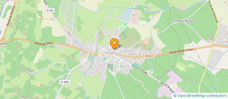 localisation de l'entreprise TRILLES FRERES  BAGES