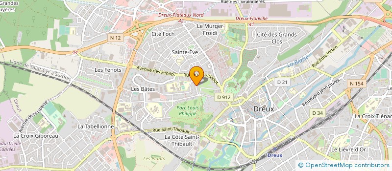 localisation de l'entreprise TRILOG IMEX à DREUX