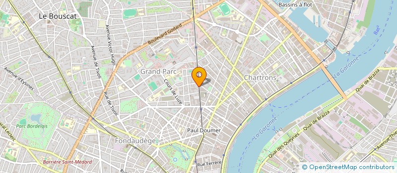 localisation de l'entreprise TRIM  BORDEAUX