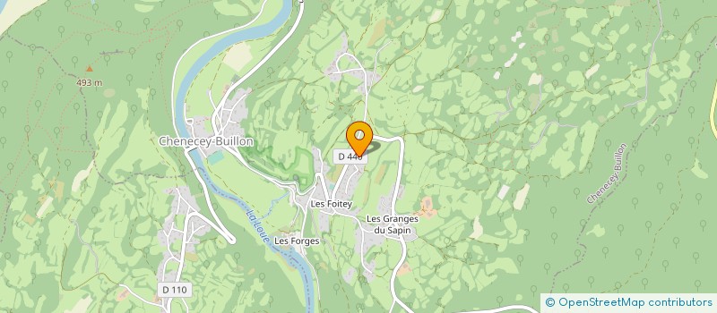 localisation de l'entreprise TRIMADEL  CHENECEY-BUILLON