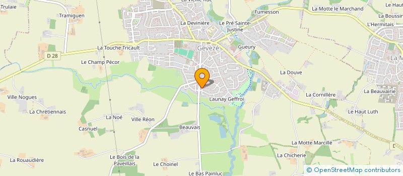 localisation de l'entreprise TRIMAE  GEVEZE