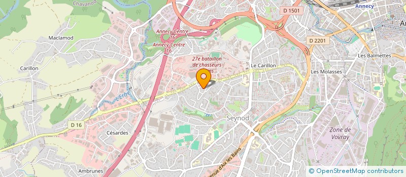 localisation de l'entreprise TRIMAILLE ELECTRICITE à ANNECY