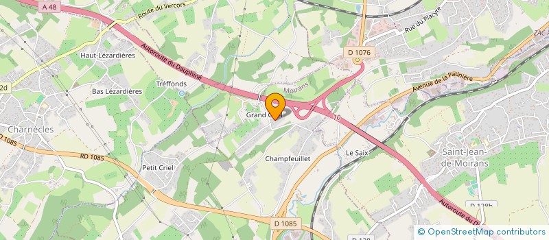 localisation de l'entreprise TRIMALO  MOIRANS