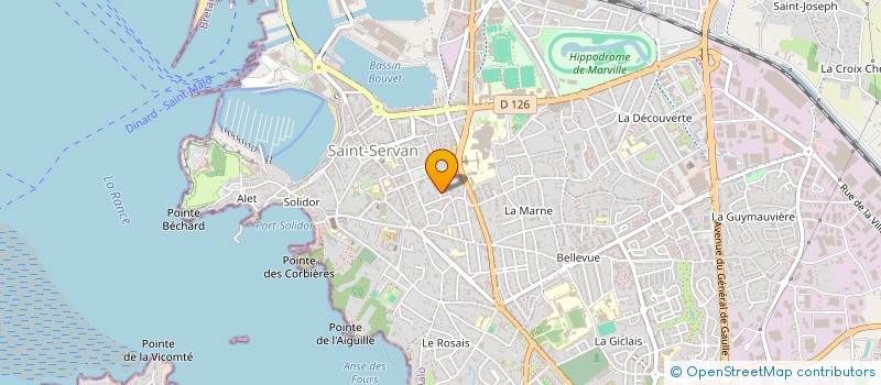 localisation de l'entreprise TRIMARAN à SAINT-MALO