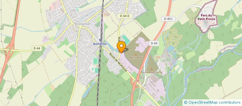 localisation de l'entreprise TRIMAX 68 SUD  FELDKIRCH