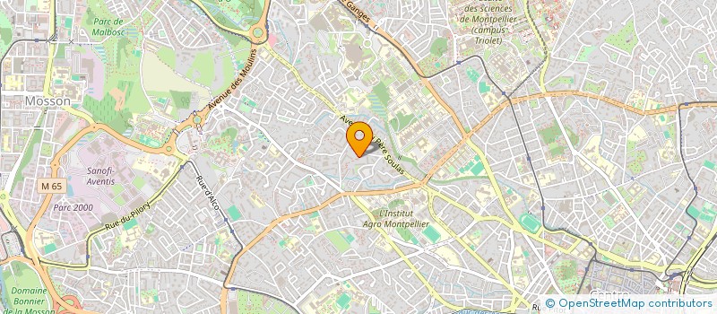 localisation de l'entreprise TRIMAX POWER à MONTPELLIER