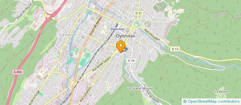 localisation de l'entreprise TRIMCOIFF à OYONNAX