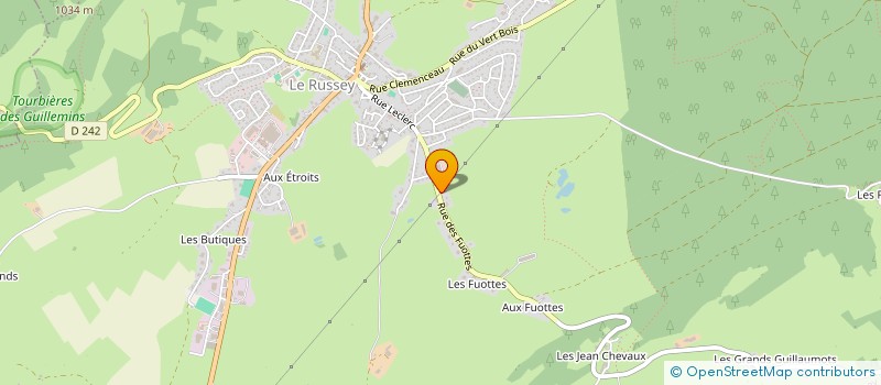 localisation de l'entreprise TRIMECA  LE RUSSEY