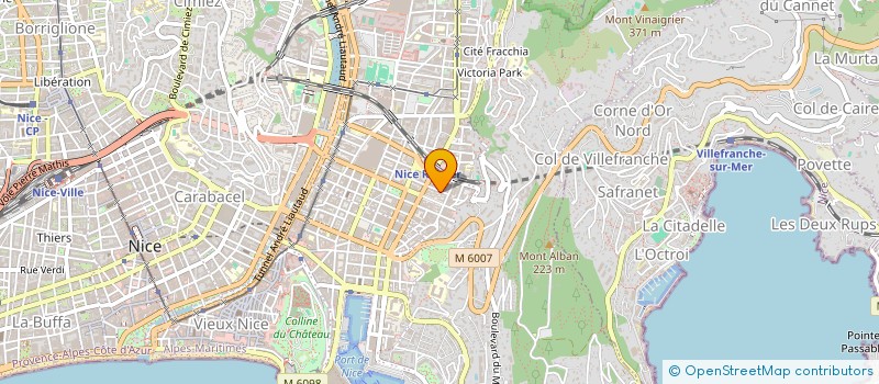 localisation de l'entreprise TRIMED'S  NICE