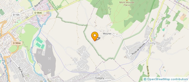 localisation de l'entreprise TRIMER  GRILLY