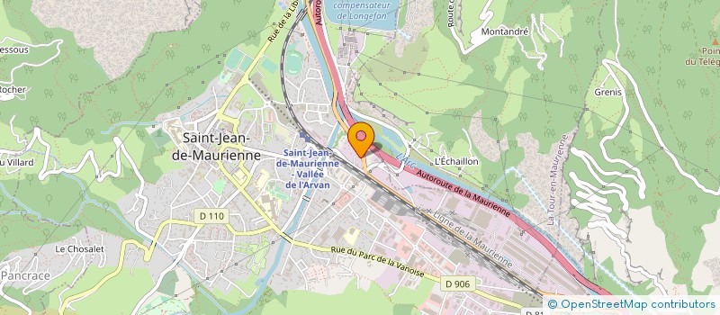 localisation de l'entreprise TRIMET FRANCE à SAINT-JEAN-DE-MAURIENNE