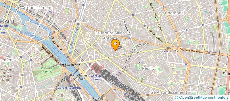 localisation de l'entreprise TRIMETRIX à PARIS