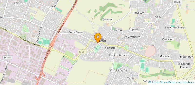 localisation de l'entreprise TRIMITY MOBILITA  GENAS