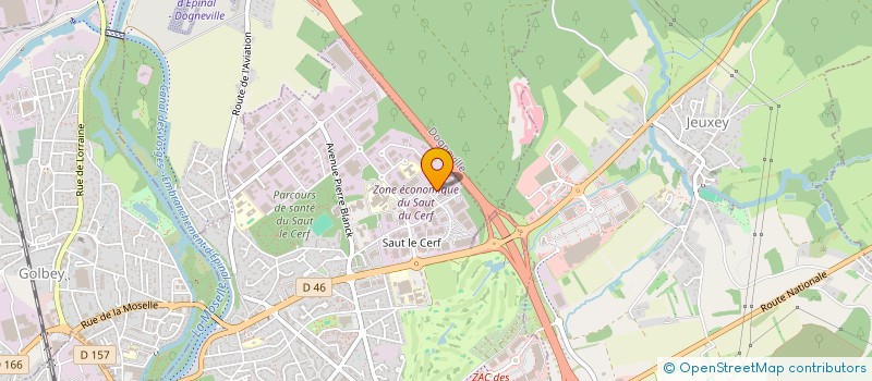 localisation de l'entreprise TRIMIX 88 à EPINAL