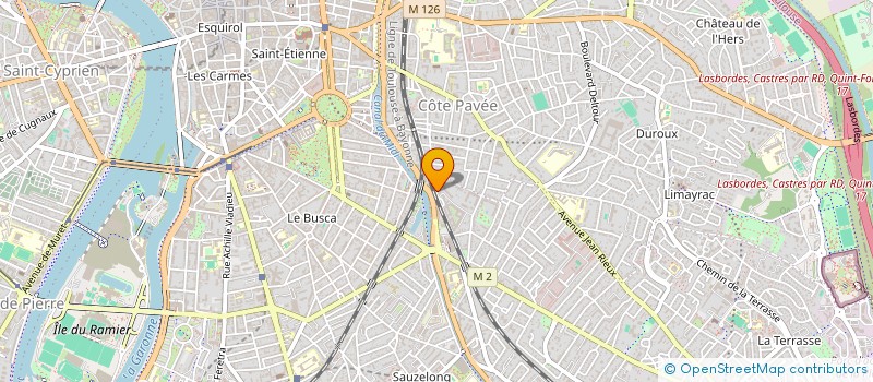 localisation de l'entreprise TRIMON à TOULOUSE