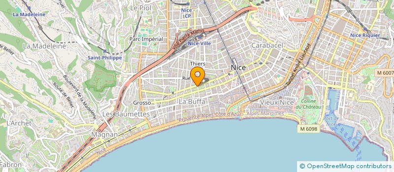 localisation de l'entreprise TRIMON  NICE