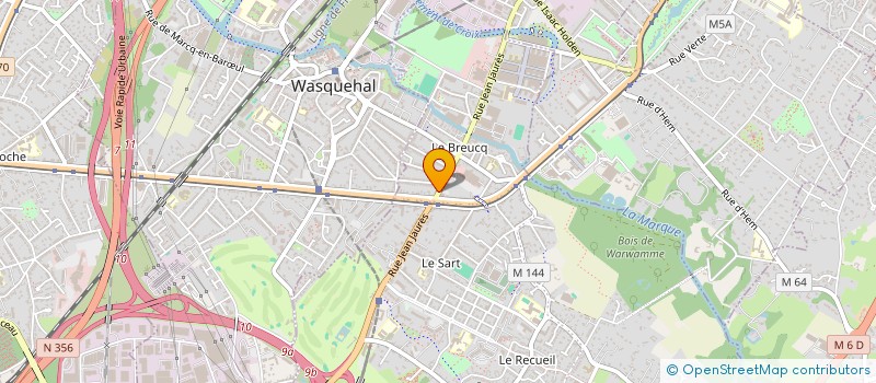 localisation de l'entreprise TRIMONTIUM à VILLENEUVE-D'ASCQ