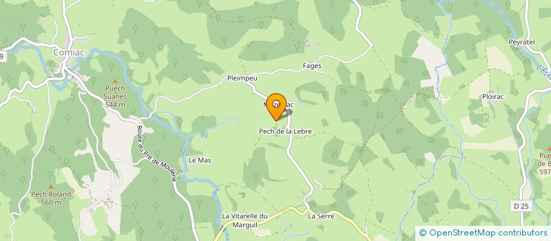 localisation de l'entreprise TRIN & FILS  SOUSCEYRAC-EN-QUERCY