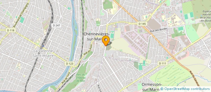 localisation de l'entreprise TRINA  CHENNEVIERES-SUR-MARNE