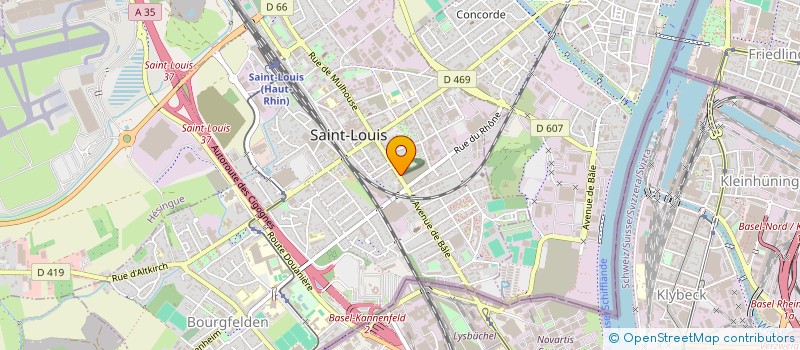 localisation de l'entreprise TRINATIONALE à SAINT-LOUIS