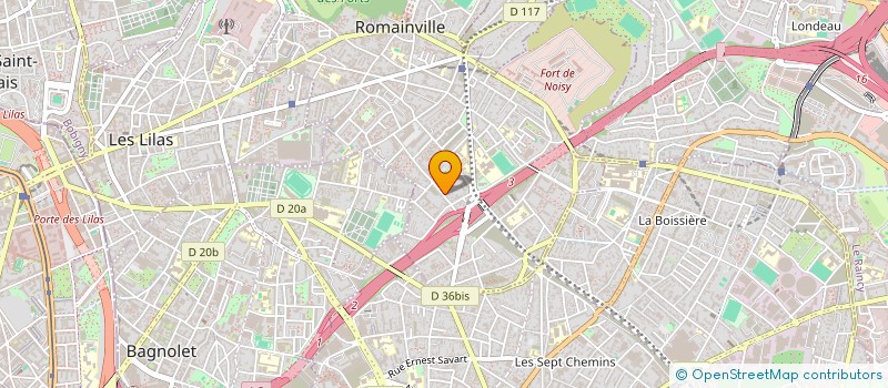 localisation de l'entreprise TRINCA MERIS ET GASPARETTO J à ROMAINVILLE