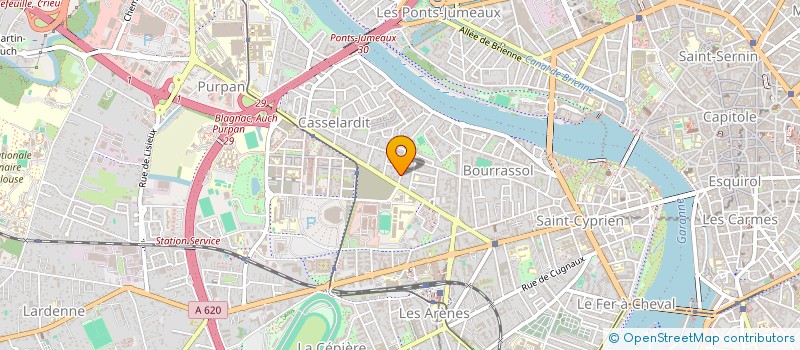 localisation de l'entreprise TRINE à TOULOUSE