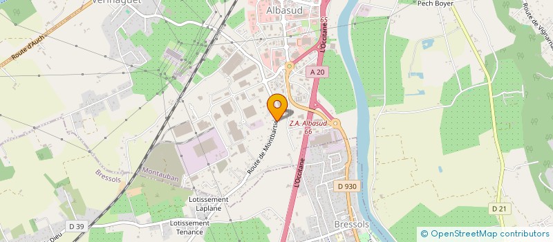 localisation de l'entreprise TRINENCE  MONTAUBAN