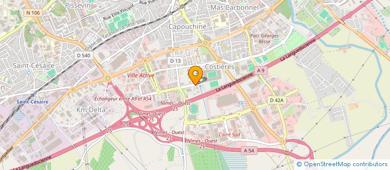 localisation de l'entreprise TRINERGY  NIMES