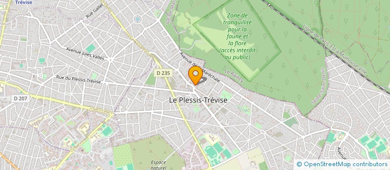 localisation de l'entreprise TRINH FLEURS à LE PLESSIS-TREVISE