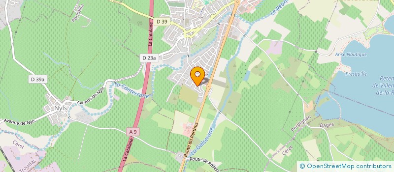 localisation de l'entreprise TRINH-QUERA  POLLESTRES