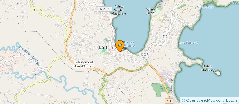 localisation de l'entreprise TRINIBOISSONS  LA TRINITE