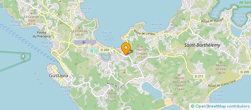 localisation de l'entreprise TRINIDAD à SAINT-BARTHELEMY