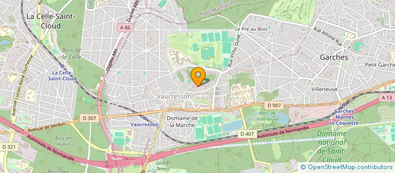 localisation de l'entreprise TRINIDAD AND TOBAGO ASSOCIATION IN FRANCE  VAUCRESSON