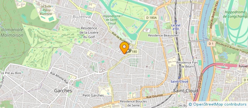 localisation de l'entreprise TRINILAB à GARCHES