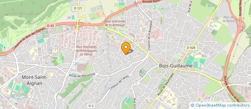 localisation de l'entreprise TRINIT à BOIS-GUILLAUME
