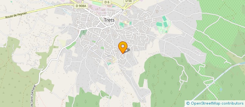 localisation de l'entreprise TRINITE à TRETS