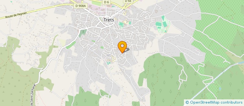 localisation de l'entreprise TRINITE à TRETS