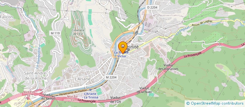 localisation de l'entreprise TRINITE 84 à LA TRINITE