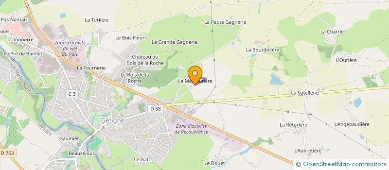 localisation de l'entreprise TRINITE  GETIGNE