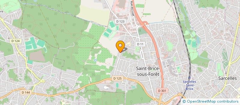 localisation de l'entreprise TRINITE à SAINT-BRICE-SOUS-FORET