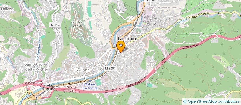 localisation de l'entreprise TRINITE ACADEMY DE SAMBO ET KARATE DO  LA TRINITE